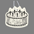 Paper Air Freshener - Stock 7 Candle Cake Tag